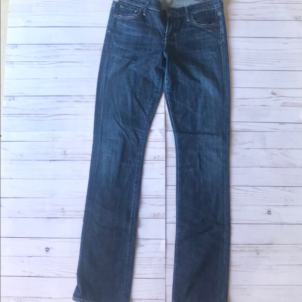 Citizens of humanity low rise straight leg jeans
